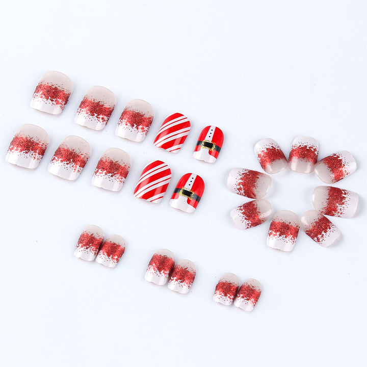 Festive Holiday Themed Nail Art Set Bowlift