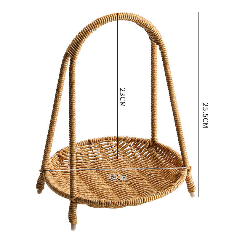 Handcrafted Woven Serving Basket Bowlift