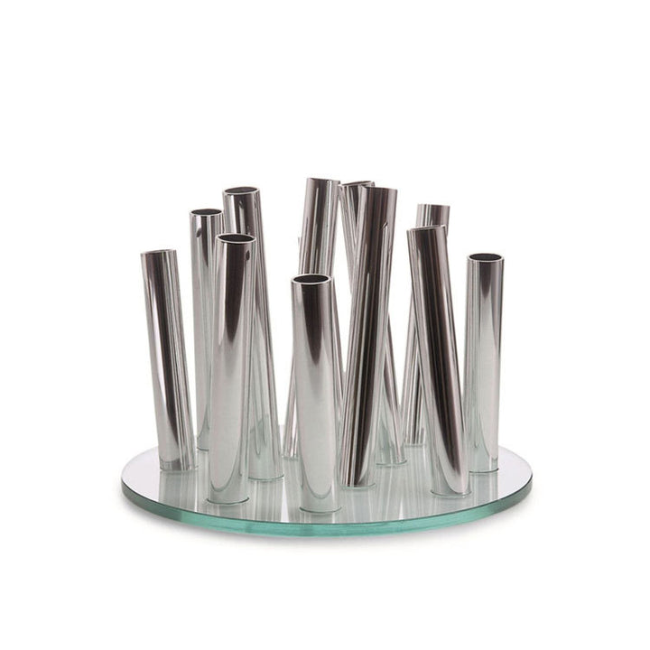 Contemporary Abstract Metal Vase