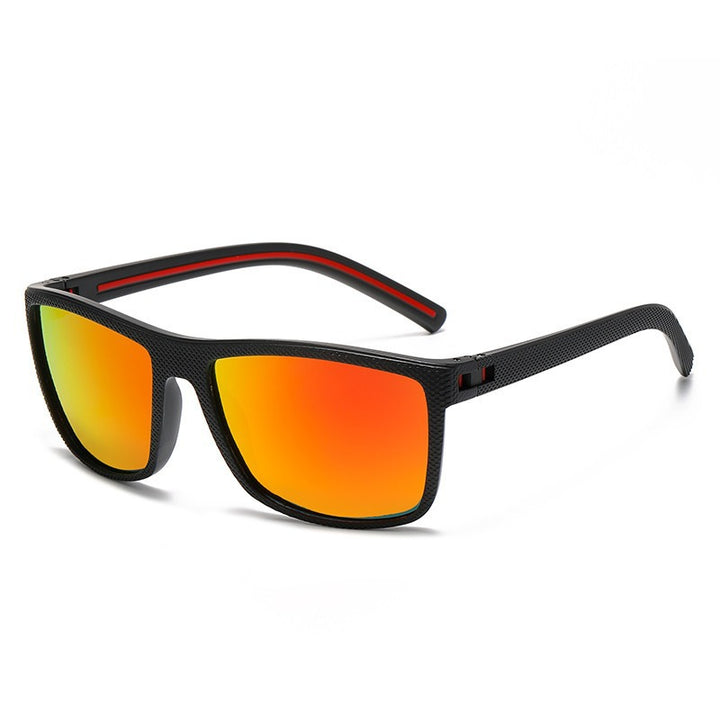 Unisex nan polarized sports sunglasses with lightweight textured frame and ergonomic, non-slip temples Bowlift