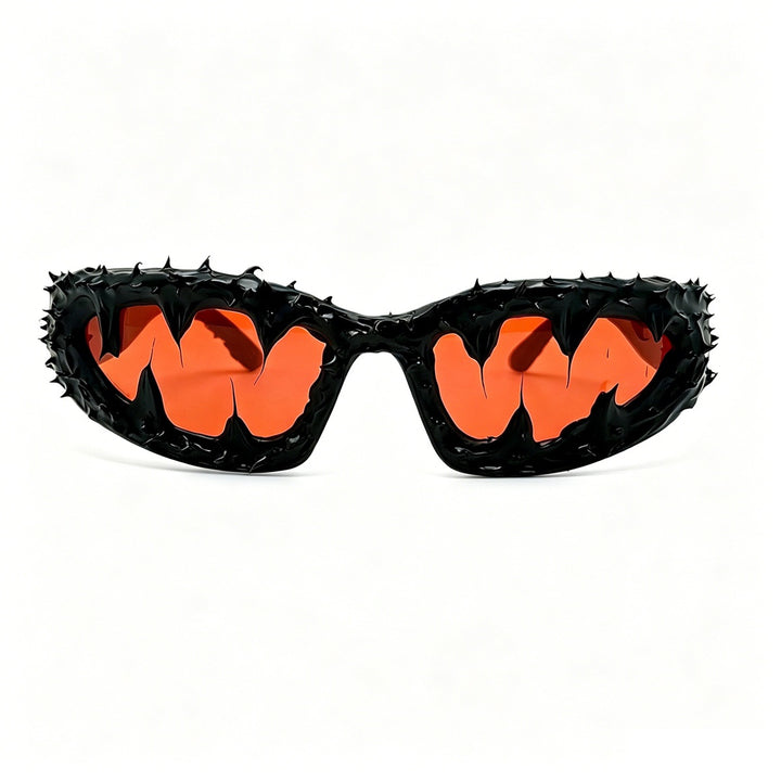 Ladies creative fashion sunglasses with unique spikes and skull design Bowlift