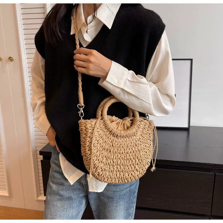 Handmade Macrame Shoulder Bag Bowlift