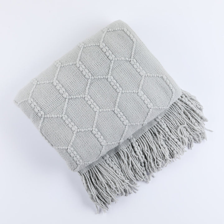 Decorative Knit Throw Blanket