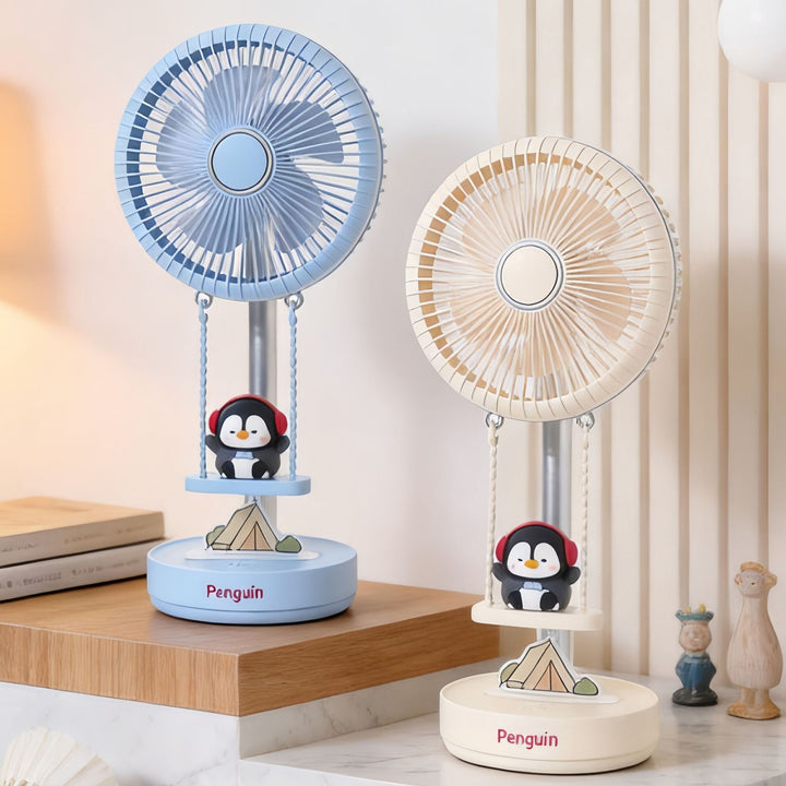 Women's Portable USB Desk Fan with Cute Design Bowlift
