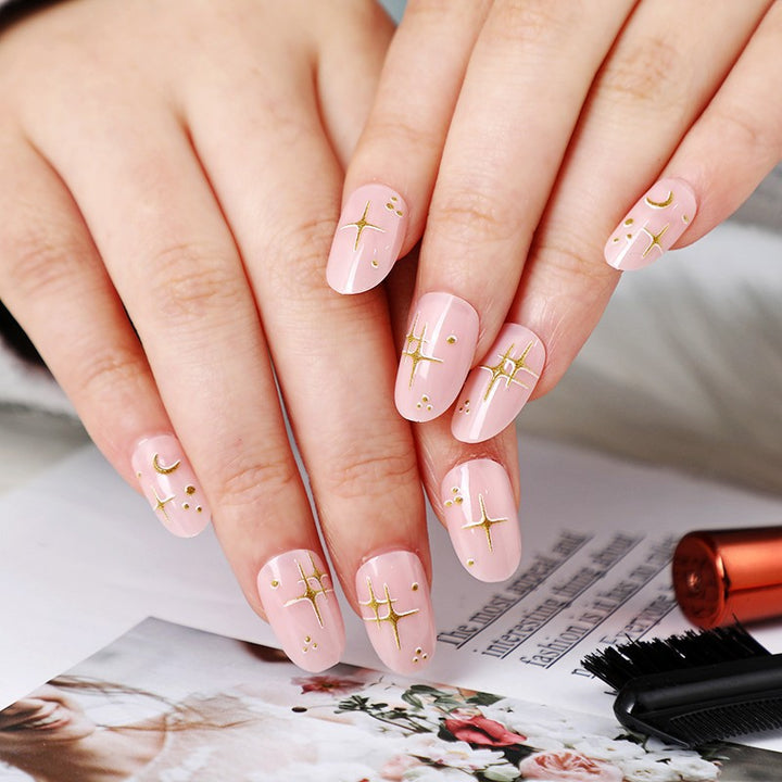 Creative design artificial nails with piano keys motif Bowlift