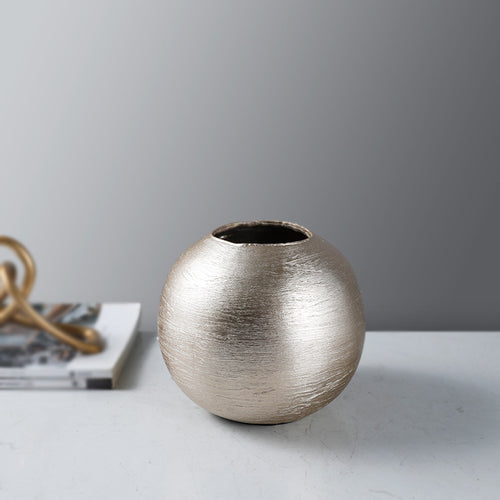 Contemporary Decorative Round Vase