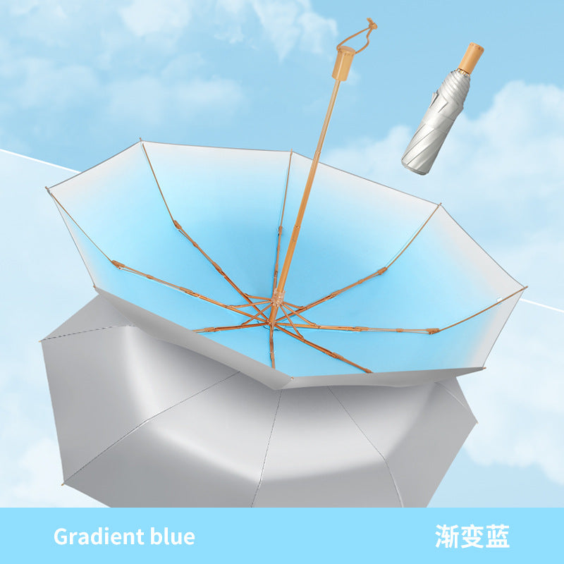 Women's Sun Protection Umbrella with UV Protection and Windproof Design Bowlift