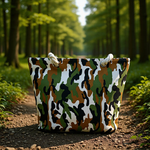 Camouflage Bags Made Of Sturdy Cotton Fabric Bowlift
