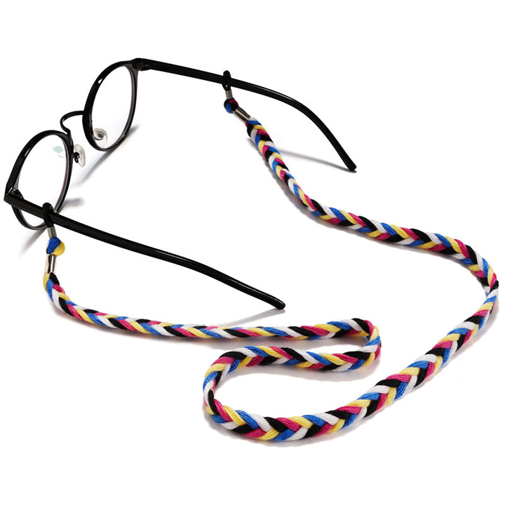 Colorful Braided Eyewear Chain Bowlift