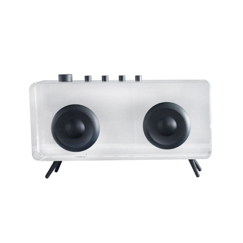 Retro-Inspired Transparent Radio