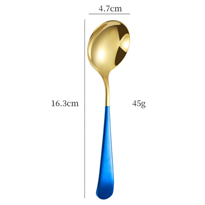 Elegant Dessert Spoon with High-Quality and Non-Slip Grip Design Bowlift