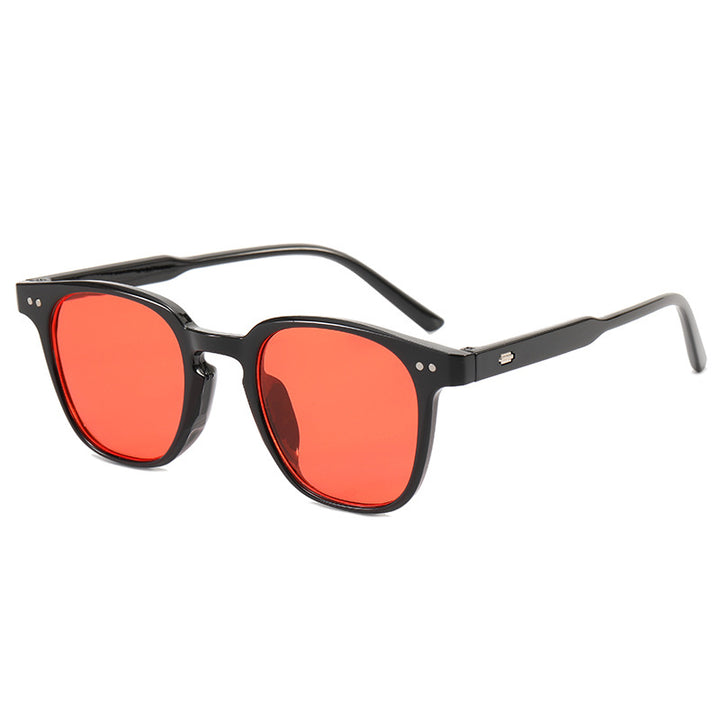Women's fashionable square sunglasses with shiny frame Bowlift