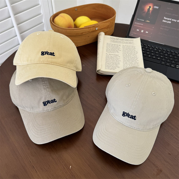 Men's Casual Cotton Adjustable Baseball Cap Bowlift