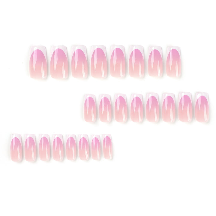 Artful Nail Extensions with Delicate Ombre Design Bowlift
