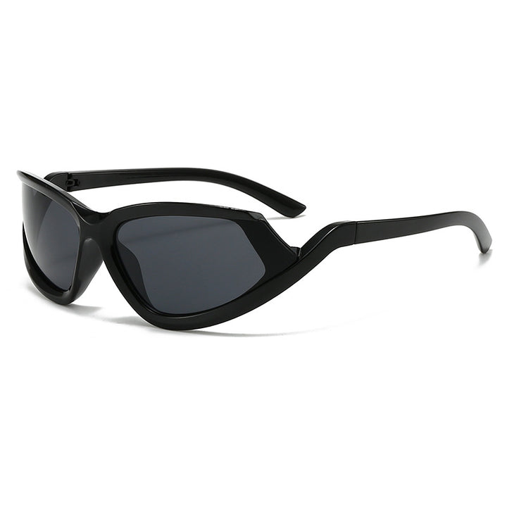 Women futuristic sunglasses with aerodynamic design Bowlift