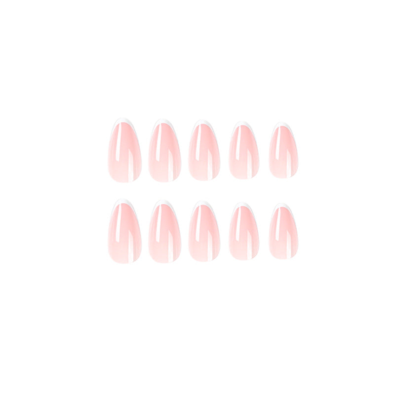 Artistic Stiletto Nails with Elegant French Tip Design Bowlift