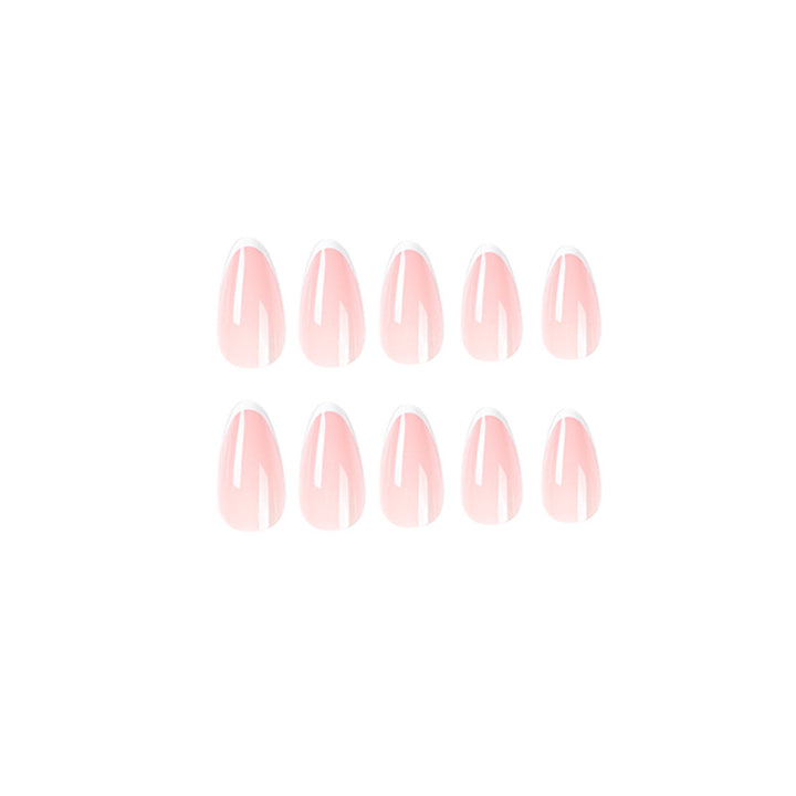 Artistic Stiletto Nails with Elegant French Tip Design Bowlift