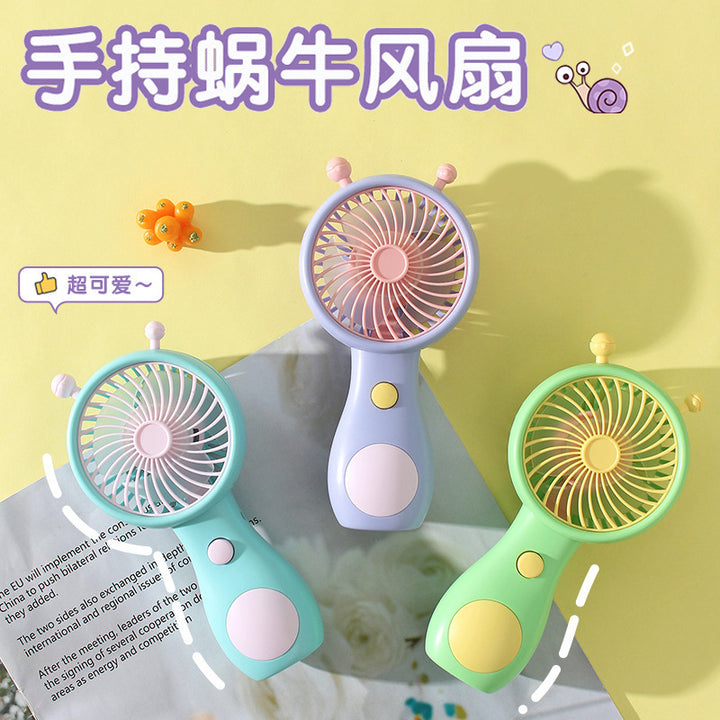 Ladies Portable Hand Fan with Cute Design Bowlift