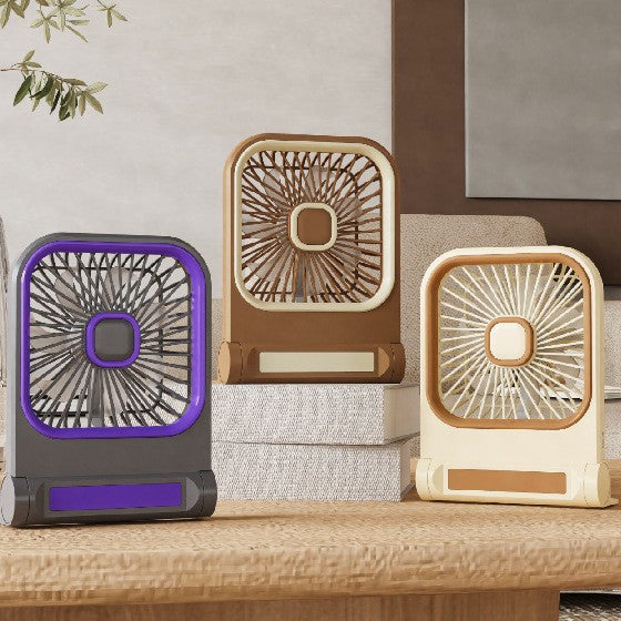 Cute Battery-Operated Table Fan Bowlift