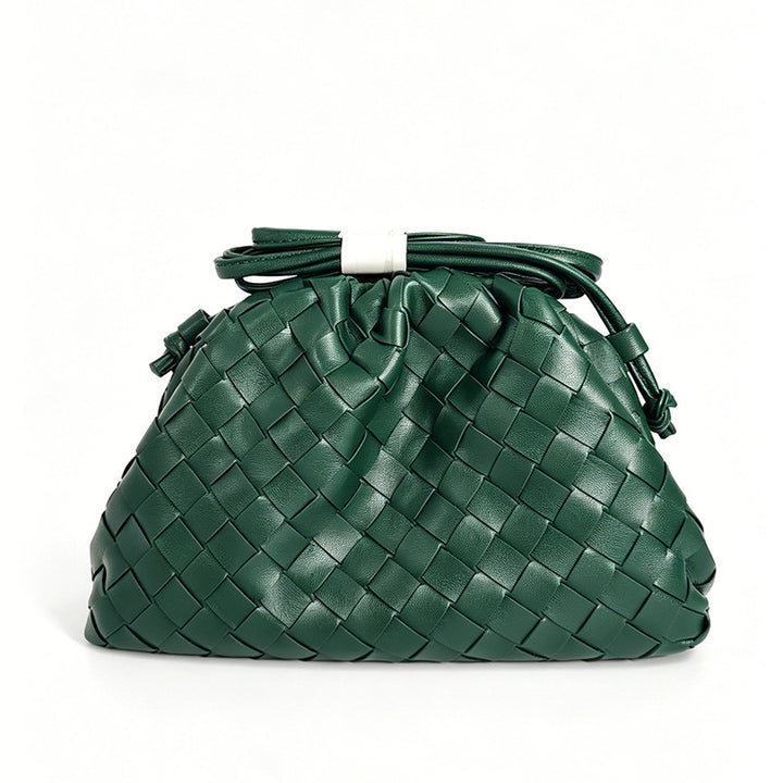 Textured Woven Handheld Clutch Bowlift