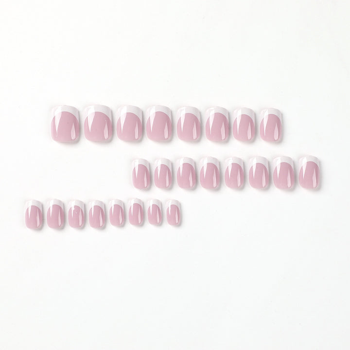 Classic French Tip Nail Art Enhancements Bowlift