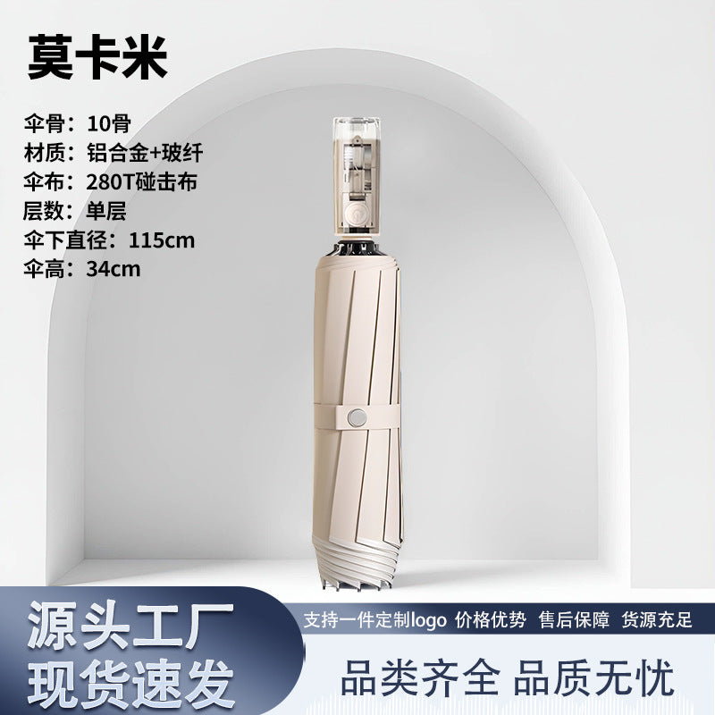 Ladies High-Quality, Automatic Umbrella with Wind Protection Function Bowlift