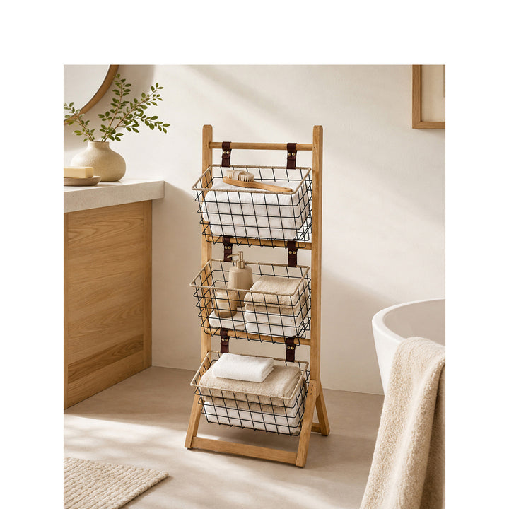 Multifunctional Wire Basket Stand Bowlift