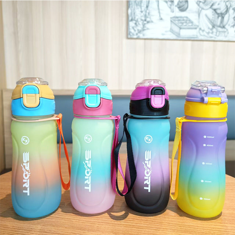 Women's Sports Water Bottle with Ergonomic Design Bowlift