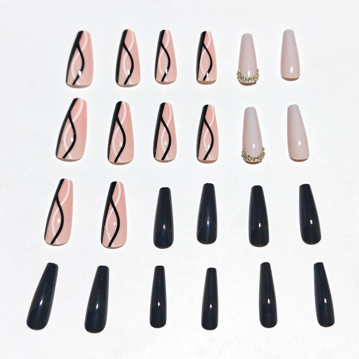 Elegant Stiletto Nail Art Extensions Bowlift