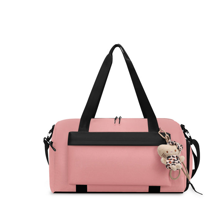 Sporty duffel bag with practical compartments and removable shoulder strap Bowlift