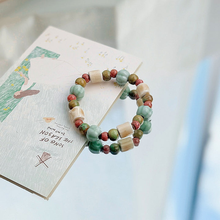 Heart-Shaped Beaded Bracelet Bowlift