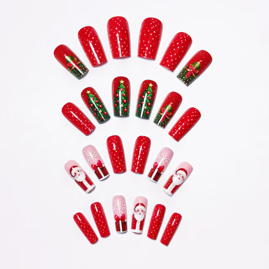 Festive Holiday-Themed Nail Art Bowlift 1788155602