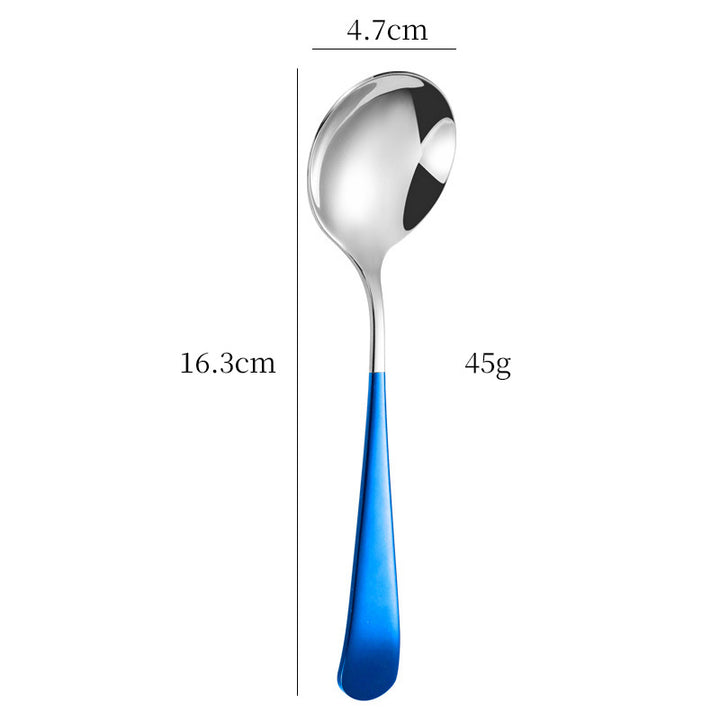 Elegant Dessert Spoon with High-Quality and Non-Slip Grip Design Bowlift