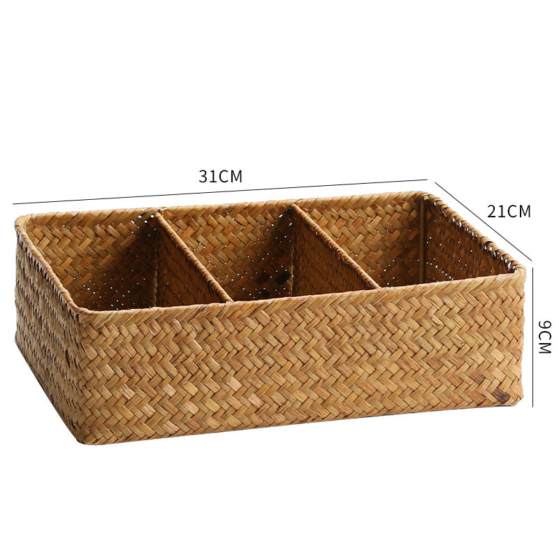 Unisex Practical Storage Basket with Three Compartments Bowlift