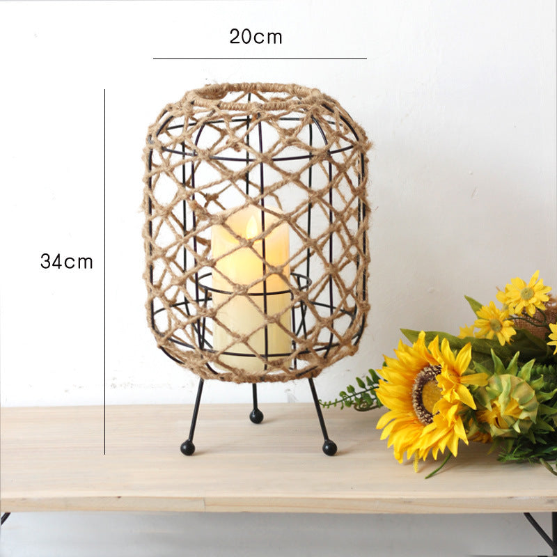 Decorative basket with natural fiber design Bowlift