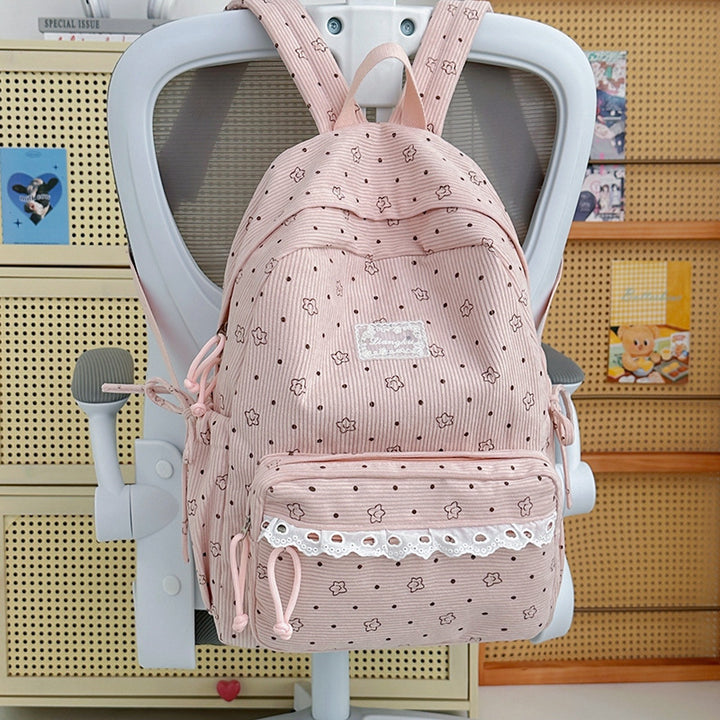Cute Floral Print Backpack