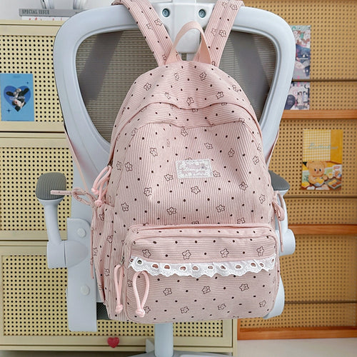 Cute Floral Print Backpack
