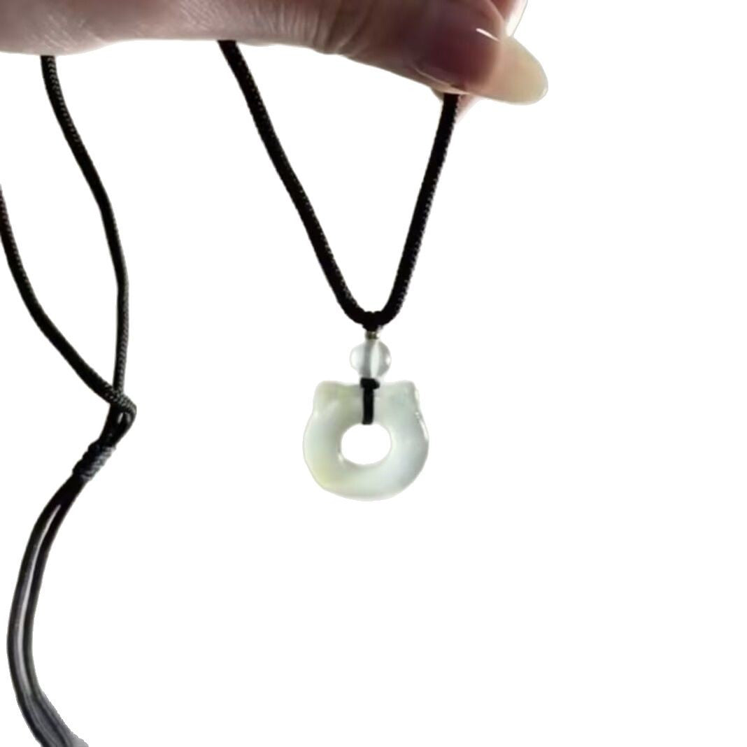 Cute Cat and Bone Pendant Necklace Bowlift