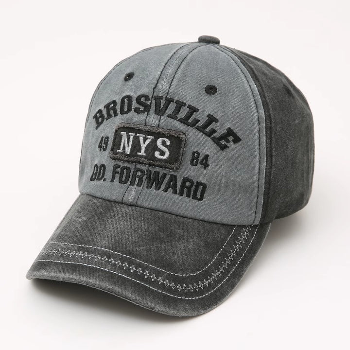 Men's Vintage-Inspired Distressed Baseball Cap Bowlift 1784188194