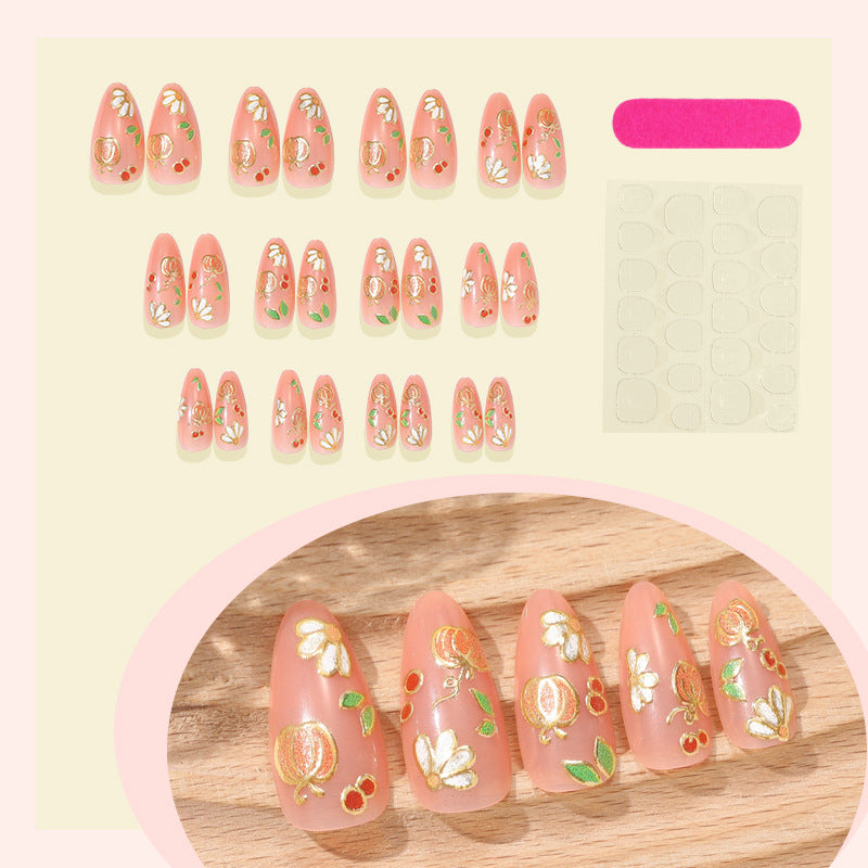 Elegant decorated artificial nail set Bowlift