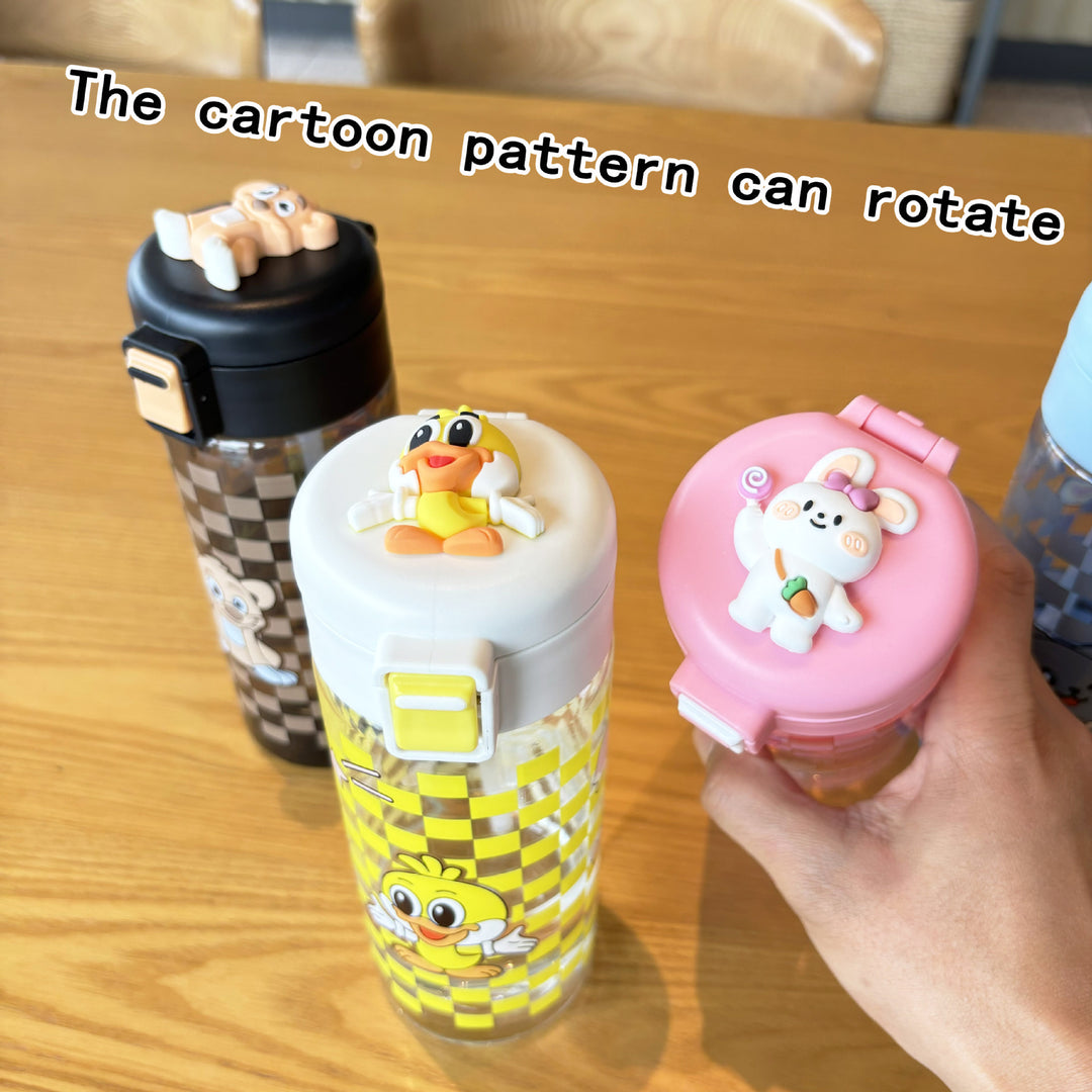 Women's funny drinking bottle with sealed lid Bowlift