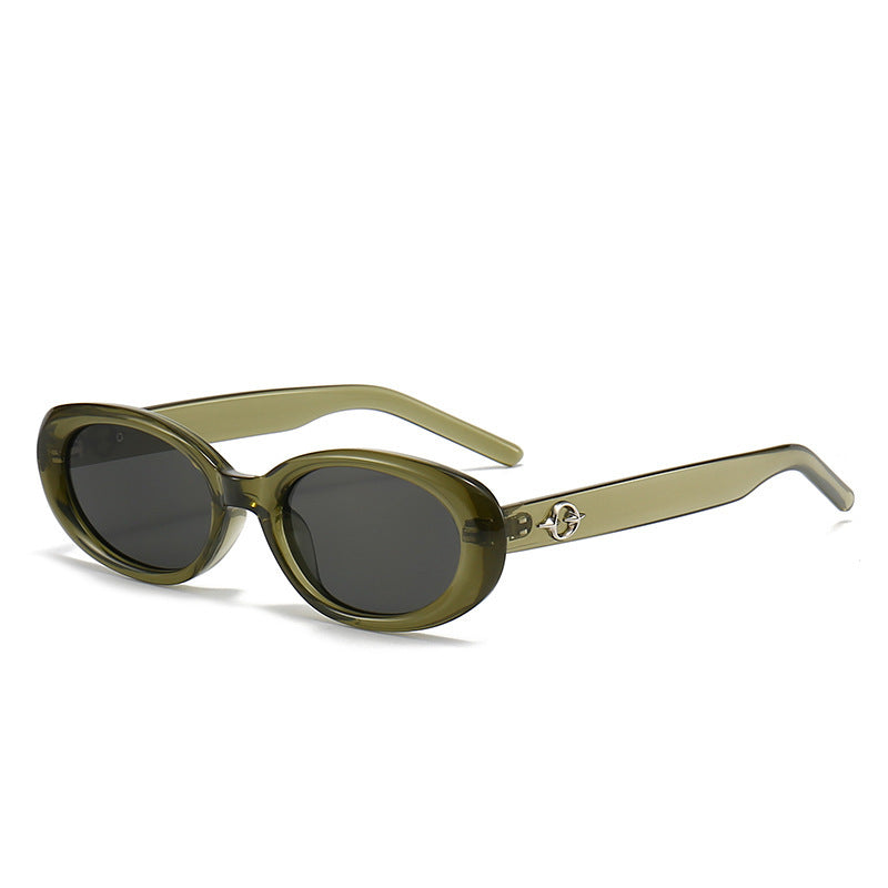 Stylish Sleek Oval Sunglasses Bowlift