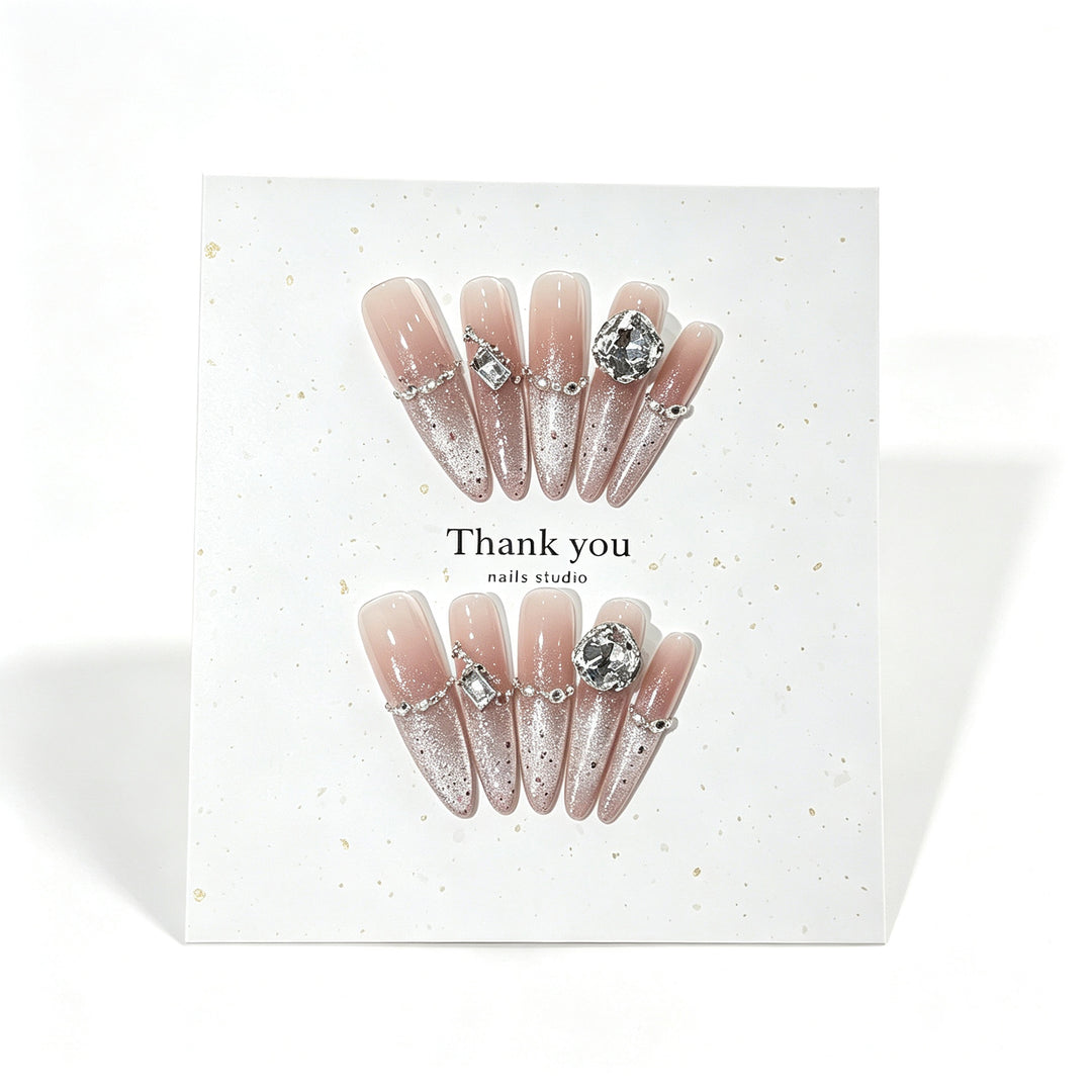 Elegant Press-On Nails Bowlift