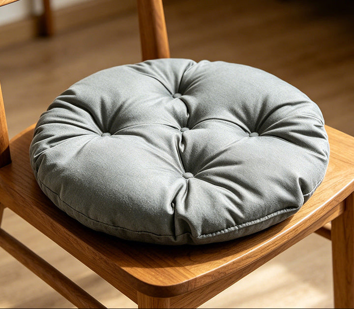 Plush Tufted Chair Cushion Bowlift