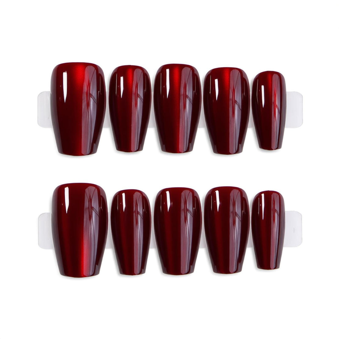 Glossy Stiletto Press-On Nail Art Set Bowlift