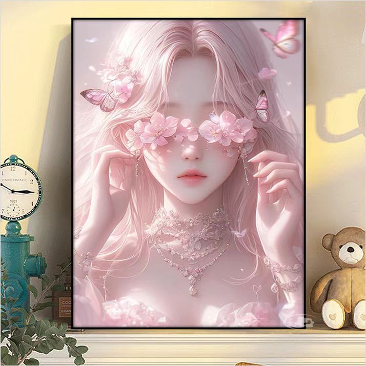 Ethereal Floral Fantasy Art Print Bowlift