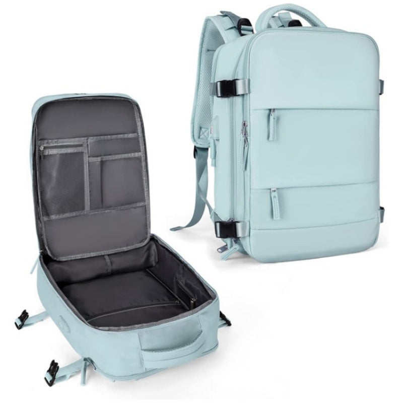 Multi-Compartment Travel Backpack Bowlift