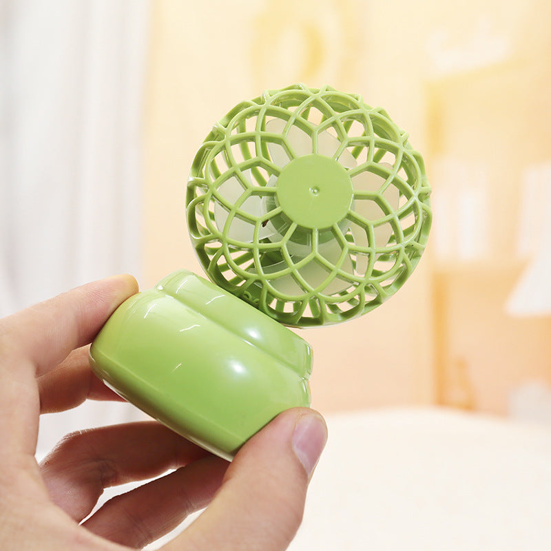Women Portable Mini Table Fan with Flexible Tilt Mechanism Bowlift
