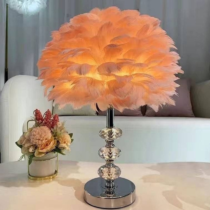 Feather Table Lamp