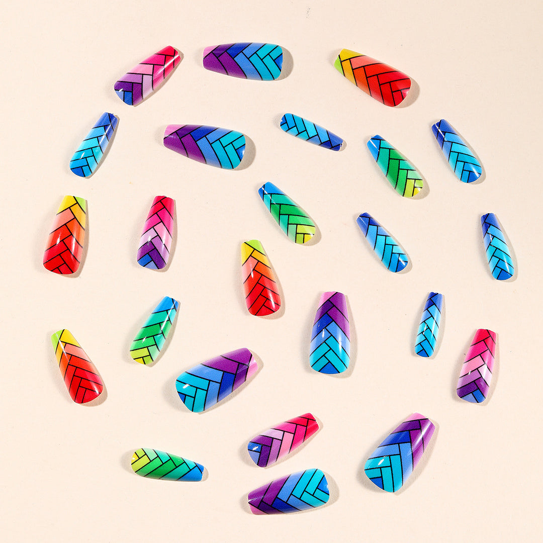 Colorful Braided Nail Art Set Bowlift